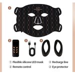 LED Face Mask Manufacturer - Factory Direct Free Customize LOGO Silicone Red Light 630nm Near Infrared 850mm