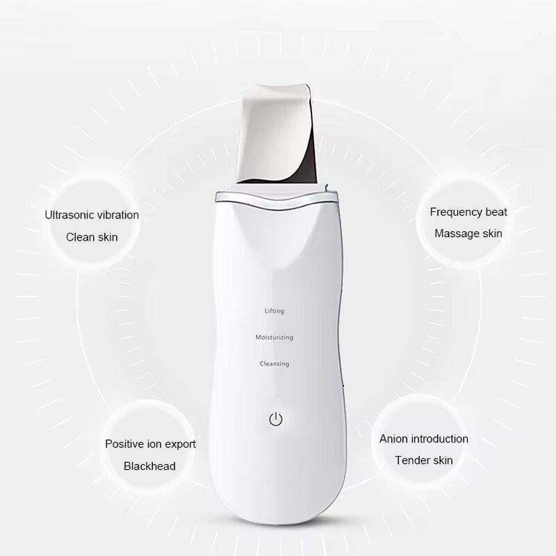 Ultrasonic Skin Scrubber Manufacturer - Custom Logo Electric Blackhead Remover Deep Face Cleaning