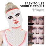 LED Light Therapy Mask Manufacturer - New Hot-Seller Silicone with Neck Face & Chest for Home Spa Clinic