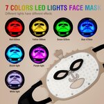 LED Facial Mask Manufacturer - 2025 Newest Flexible Silicone 7-Color Red Light for Anti-Aging