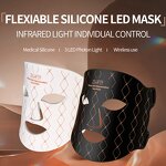 LED Face Mask Manufacturer - Factory Direct Free Customize LOGO Silicone Red Light 630nm Near Infrared 850mm
