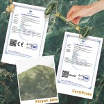 Gua Sha Tools Factory - Wholesale Green Xiuyan Jade Stone Plate