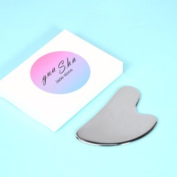 刮痧工具工厂-不锈钢水晶面部按摩器