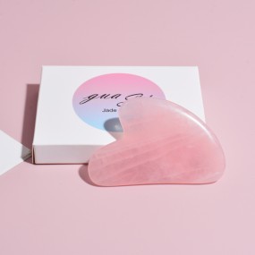 Gua Sha Stein Manufacturer - Natural Rose Quartz Facial Tool