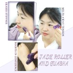 玉石刮痧套装工厂-批发天然石英石工具