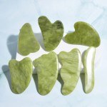 Gua Sha Tools Factory - Wholesale Green Facial Scraping Stone