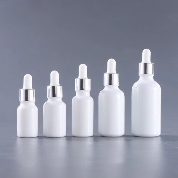 Glass Bottle Factory - Luxury White Porcelain Dropper Bottle