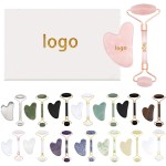 Gua Sha Set Manufacturer - Natural Handmade Rose Quartz Tools