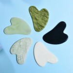Gua Sha Tools Factory - Wholesale Green Facial Scraping Stone