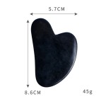 梳子刮痧生产商-可定制标识黑砭石工具