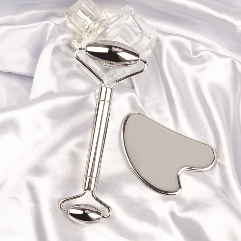 Face Roller Factory - Anti Aging Stainless Steel Double Head