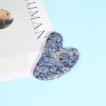 刮痧工具生产商-蓝色苏打石刮痧按摩器