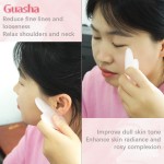 Gua Sha Tool Manufacturer - Natural Green White Rose Quartz Set