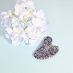 刮痧工具生产商-蓝色苏打石刮痧按摩器