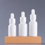 Dropper Bottle Manufacturer - Matt White Frosted Glass Container