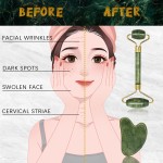 玉石滚轮套装生产商-天然面部按摩美容套装