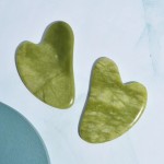 Gua Sha Tools Factory - Wholesale Green Facial Scraping Stone