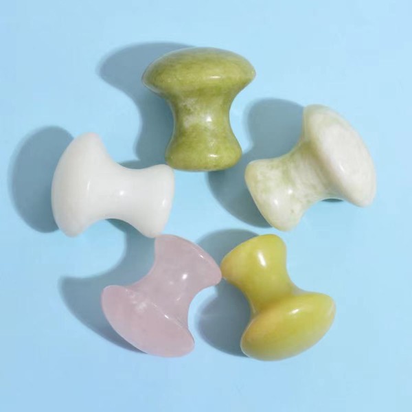 Jade Mushroom Factory - Light Green Handmade Hot Stone Massage
