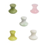 Mushroom Guasha Factory - Natural Yellow Jade Body Scraper