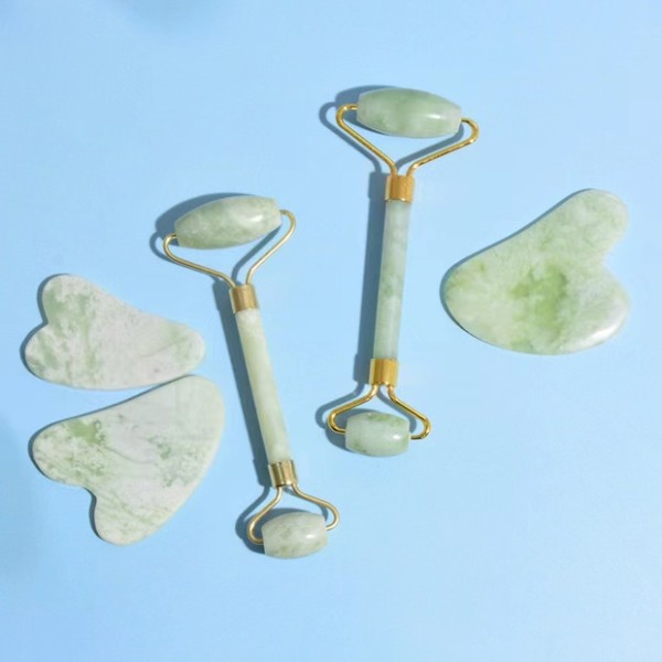 刮痧工具工厂-浅绿色岫岩自我护理按摩