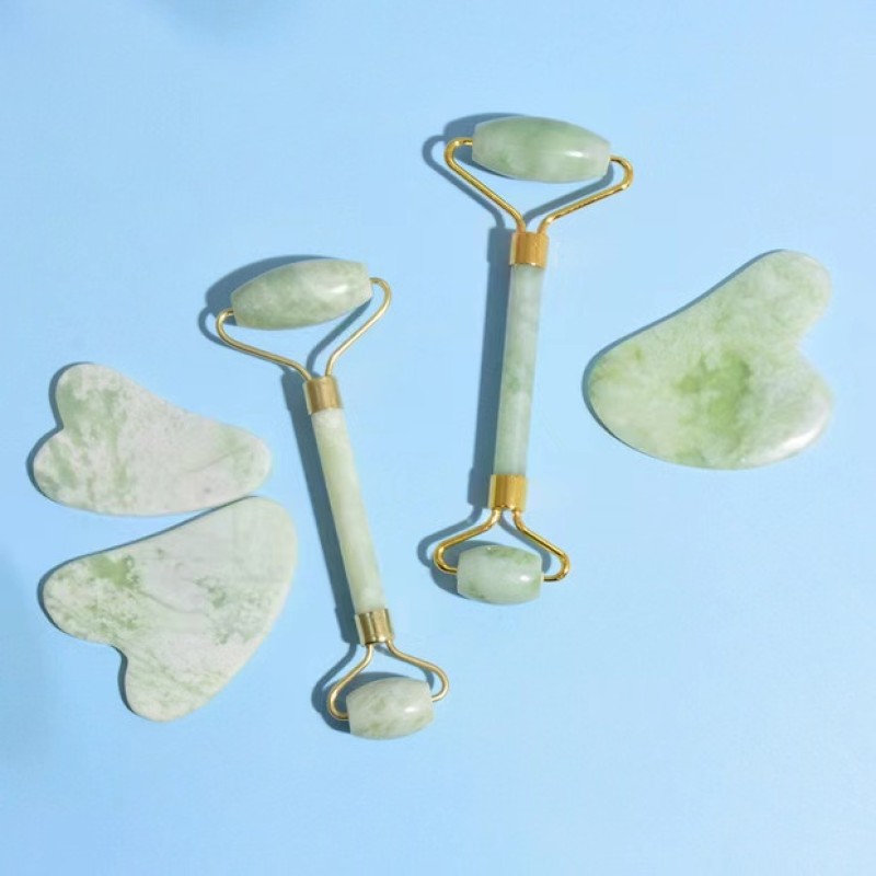 Gua Sha Tool Factory - Light Green Xiuyan Self Care Massager