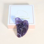 刮痧工具工厂-优质紫水晶面部按摩器