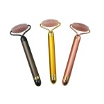 Facial Roller Set Manufacturer - 3 in 1 24K Gold Vibrate Roller