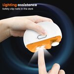 Electric Nail Clipper - 2025 New Trends Portable Manicure LED Light Trimmer