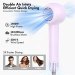 BLDC Ionic Hair Dryer - 2025 Shenzhen Travel Professional Salon High Speed Dryer