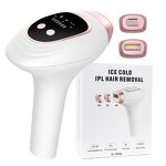 IPL Laser Epilator - Handset Ice Cooling Painless Permanent Hair Removal Device