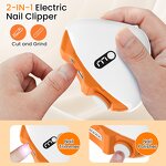 Electric Baby Nail Clipper - 2025 New Trending Professional Safety Toe Nail Tool