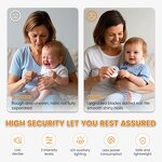 Electric Baby Nail Clipper - Wireless 3 Speed LED Light Trimmer File Storage Box