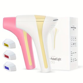 3 in 1 IPL Hair Remover - 2025 Home Use Pulsed Light Hand Held Epilator Device