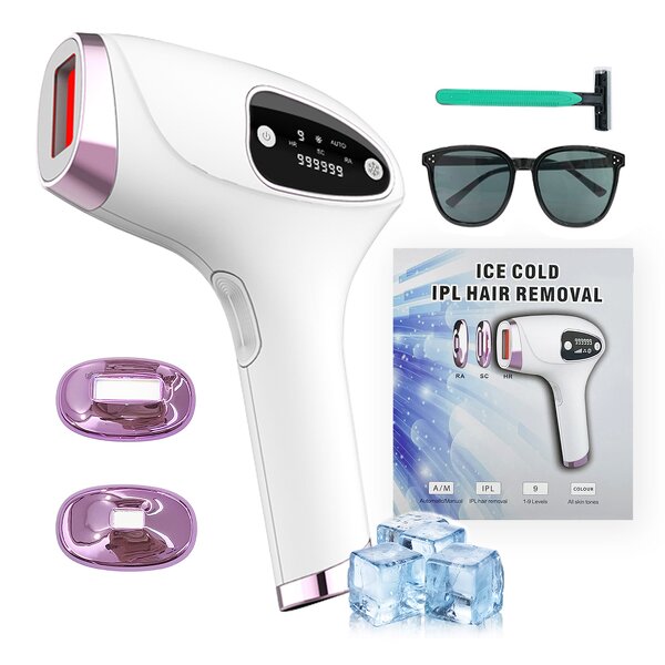IPL Laser Hair Remover - Private Label Ice Cooling 999999 Flashes Home Device