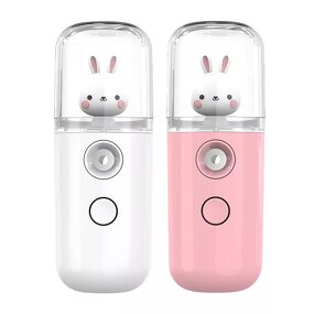 Nano Facial Mister - Wochuan OEM Cute Rabbit Moisturizing Steamer Mist Sprayer
