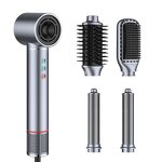 BLDC Hair Dryer Set - Wochuan 110000 RPM 5 in 1 Hot Air Brush 110V 220V