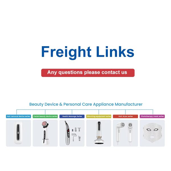 Beauty Device Bundle - Freight Link Skin Scrubber Hair Removal Mask Massager Dryer