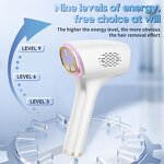 3 in 1 IPL Laser Epilator - Painless Ice Cooling Touch Body Facial Hair Removal