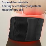 Electric Waist Massager - Cordless High Frequency Hot Compress Heating Pad Tool