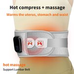 Electric Waist Massager - Portable High Frequency Hot Compress Heating Pad Tool