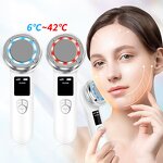 5 in 1 Facial Massager - LED Photon Therapy Skin Tightening Face Lifting Device
