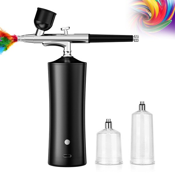 Cordless Airbrush Set - 2025 Portable Rechargeable Makeup Nail Art Cake Tool