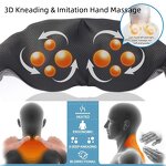 Shiatsu Massage Pillow - Wholesale OEM Kneading Back Neck Shoulder Heat Massager