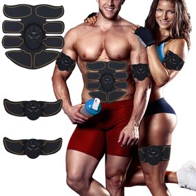 EMS Abdominal Belt - Rechargeable 8-pack Smart Home Fitness Body Toning Tool
