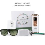 IPL Laser Hair Remover - OEM Portable Ice Cool Permanent Home Use Light Device