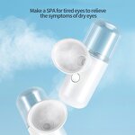 Nano Eye Sprayer - Rechargeable Water Mist Eye Wash Beauty Skin Care Sprayer