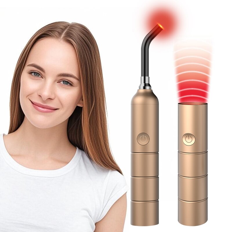 Red Infrared Light Wand - 660nm 810nm 850nm 940nm Lip Wound Healing Therapy Tool