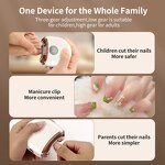 Electric Baby Nail Clipper - Custom Logo Professional Safety Finger Toe Nail Tool