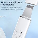 Ultrasonic Skin Scrubber - OEM New Design Limpiador De Piel Sonic Spatula Tool