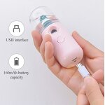 Nano Facial Sprayer - Portable USB Rechargeable Continuous Mist Sprayer for Lashes